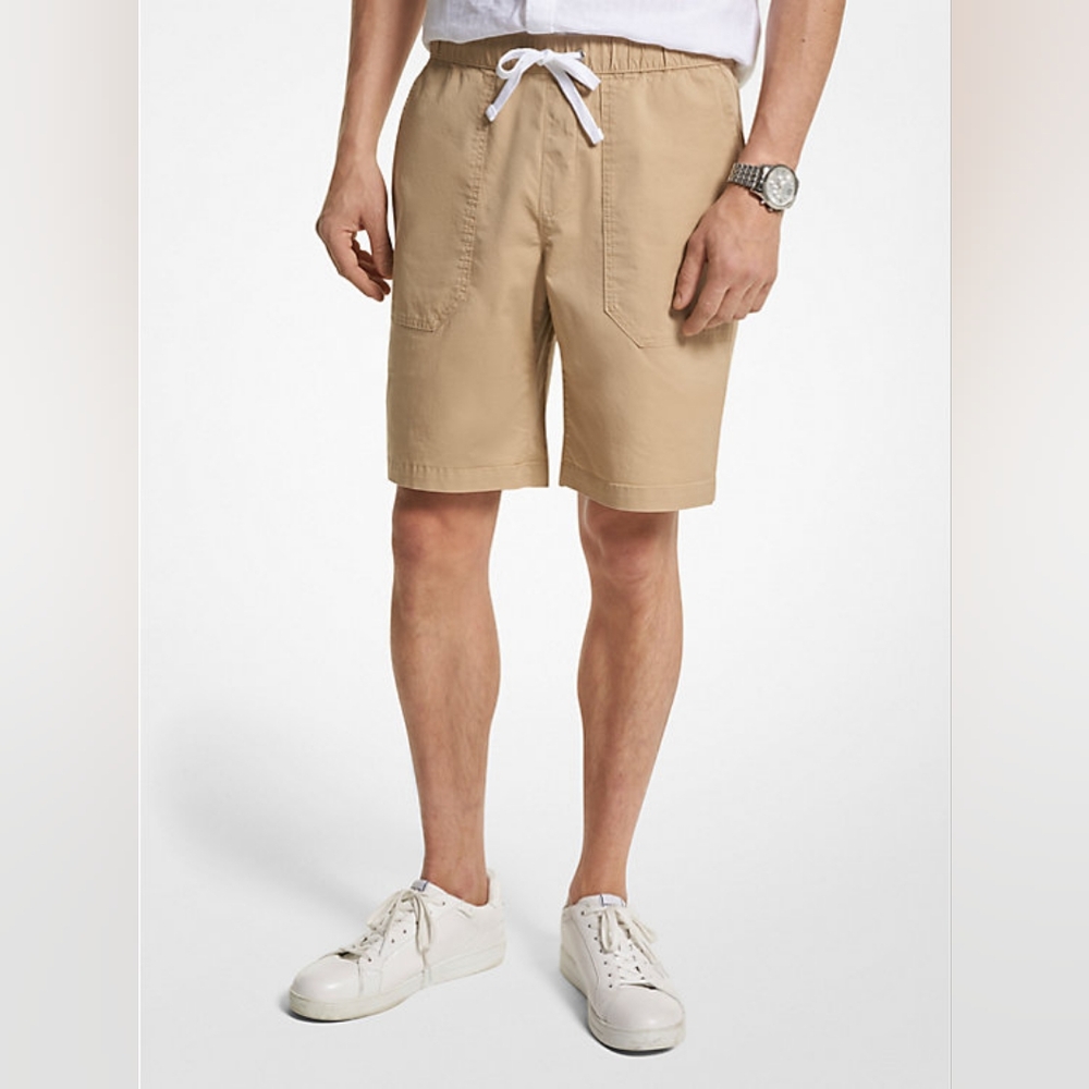 Michael Kors Stretch Cotten Drawstring Shorts